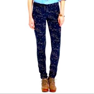 Anthropologie Pilcro and the Letterpress Serif Corduroy Printed Pants Navy 27